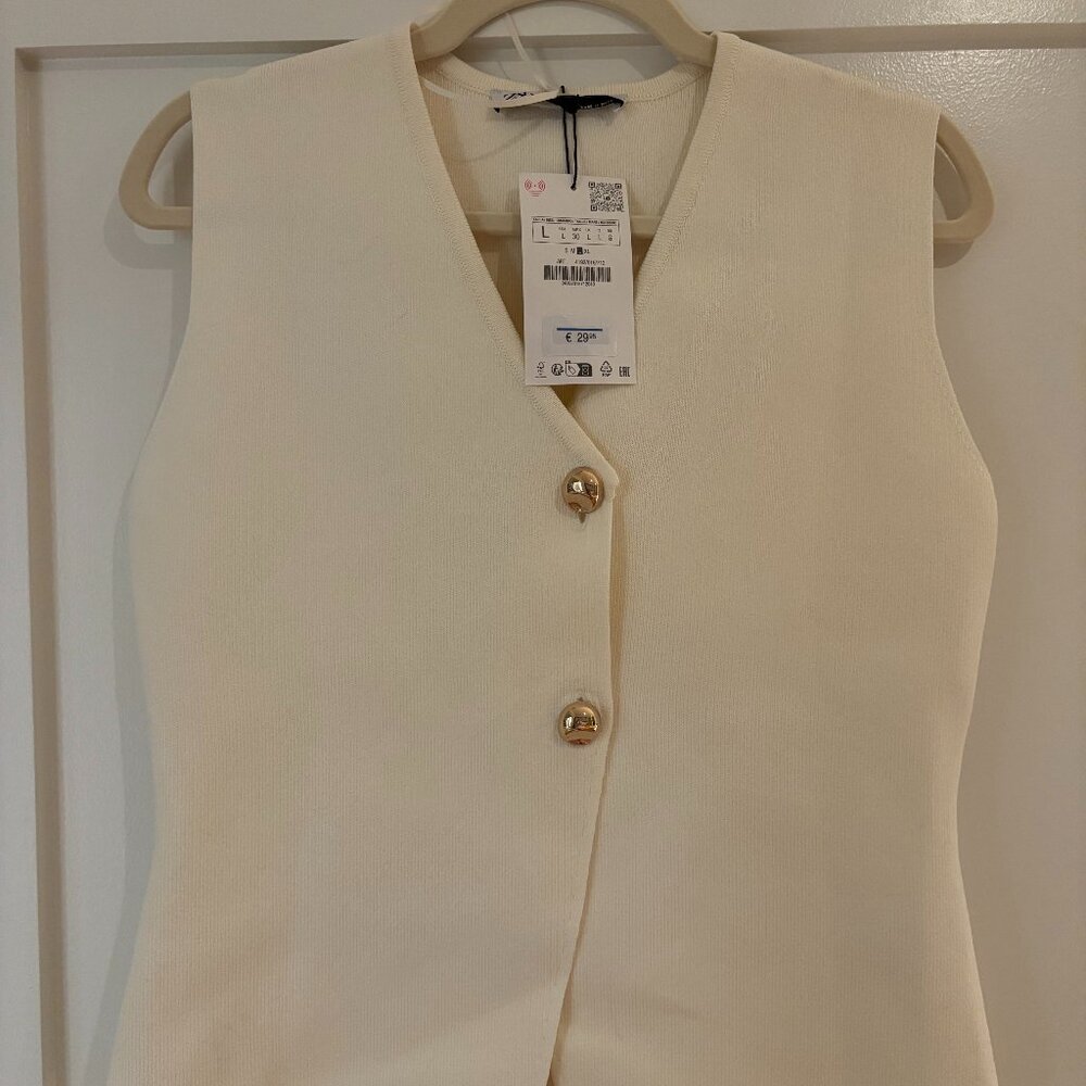 ZARA Cream Top